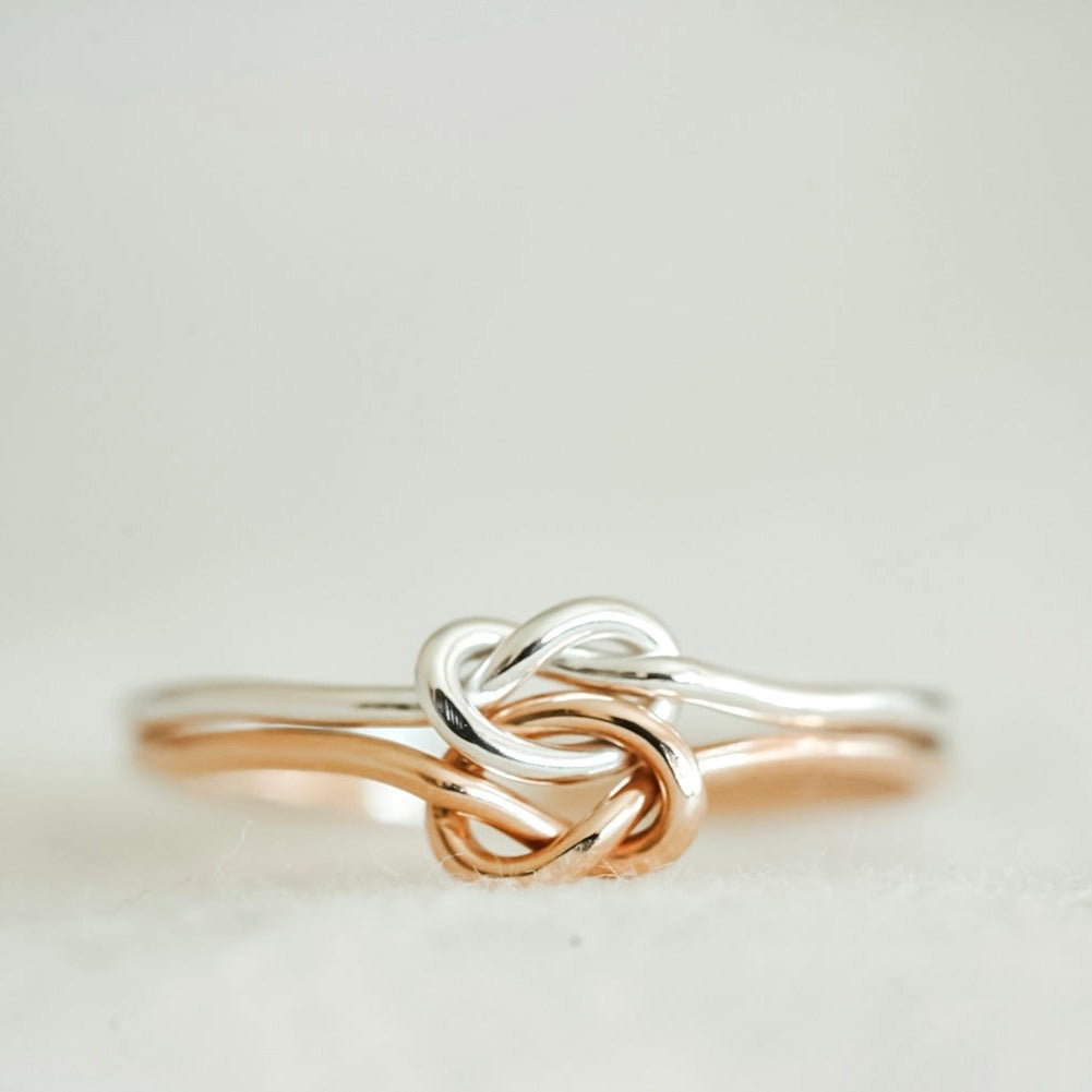Double Love Knot Ring