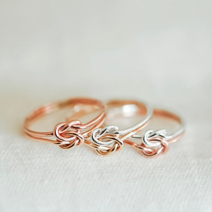 Double Love Knot Ring
