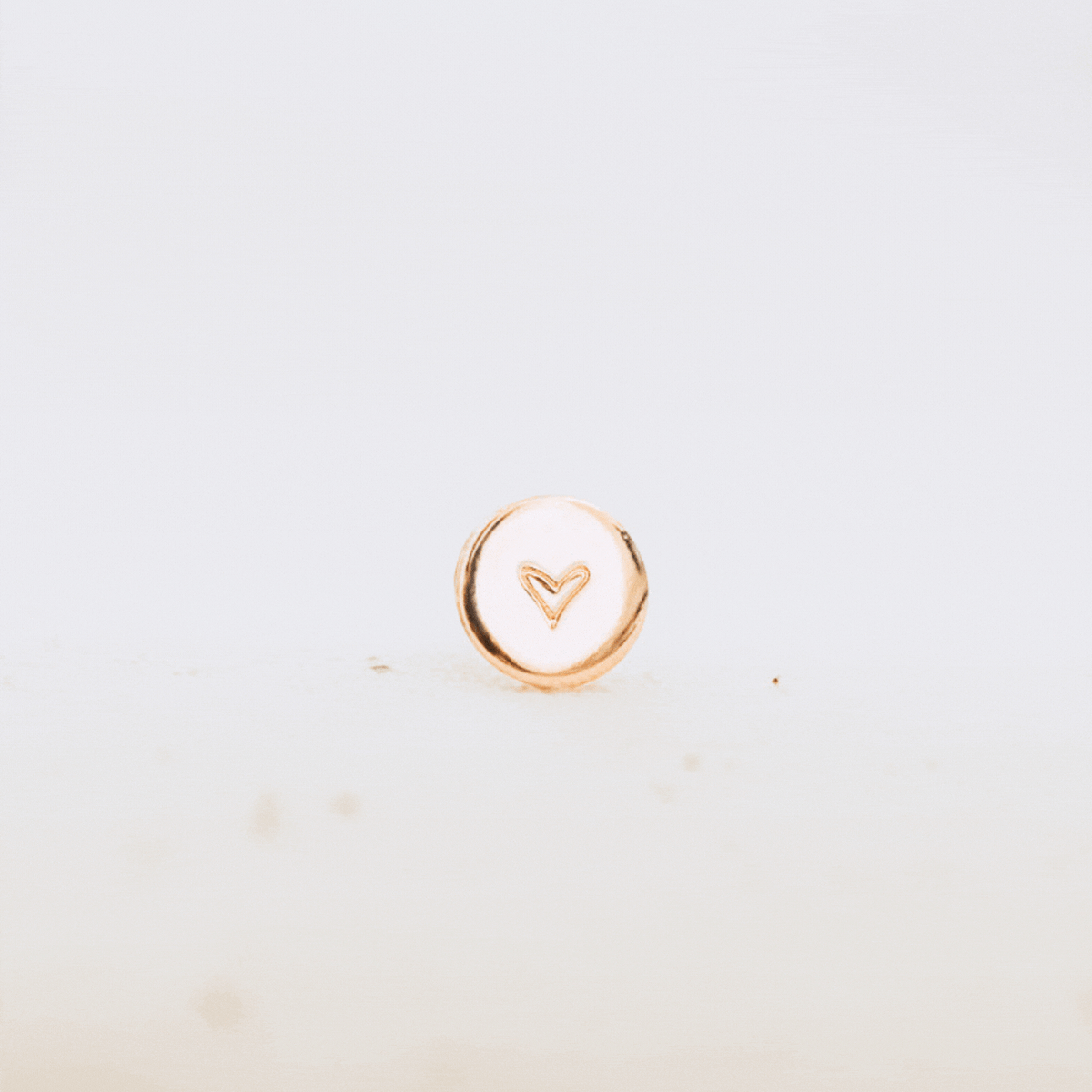 Symbol Single Stud Earring - Tiny Disc