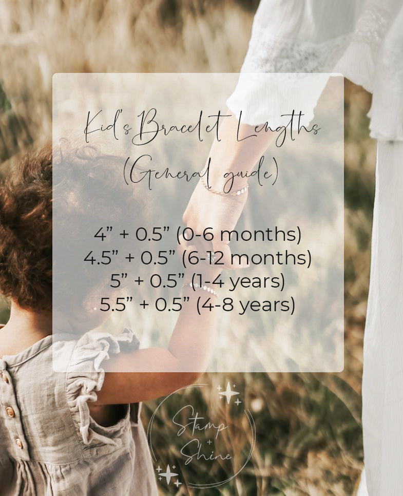 Butterfly & Initial Baby Bracelet - Mini Disc