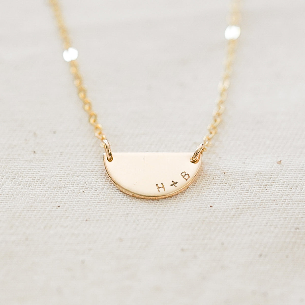Mini Half Moon Necklace