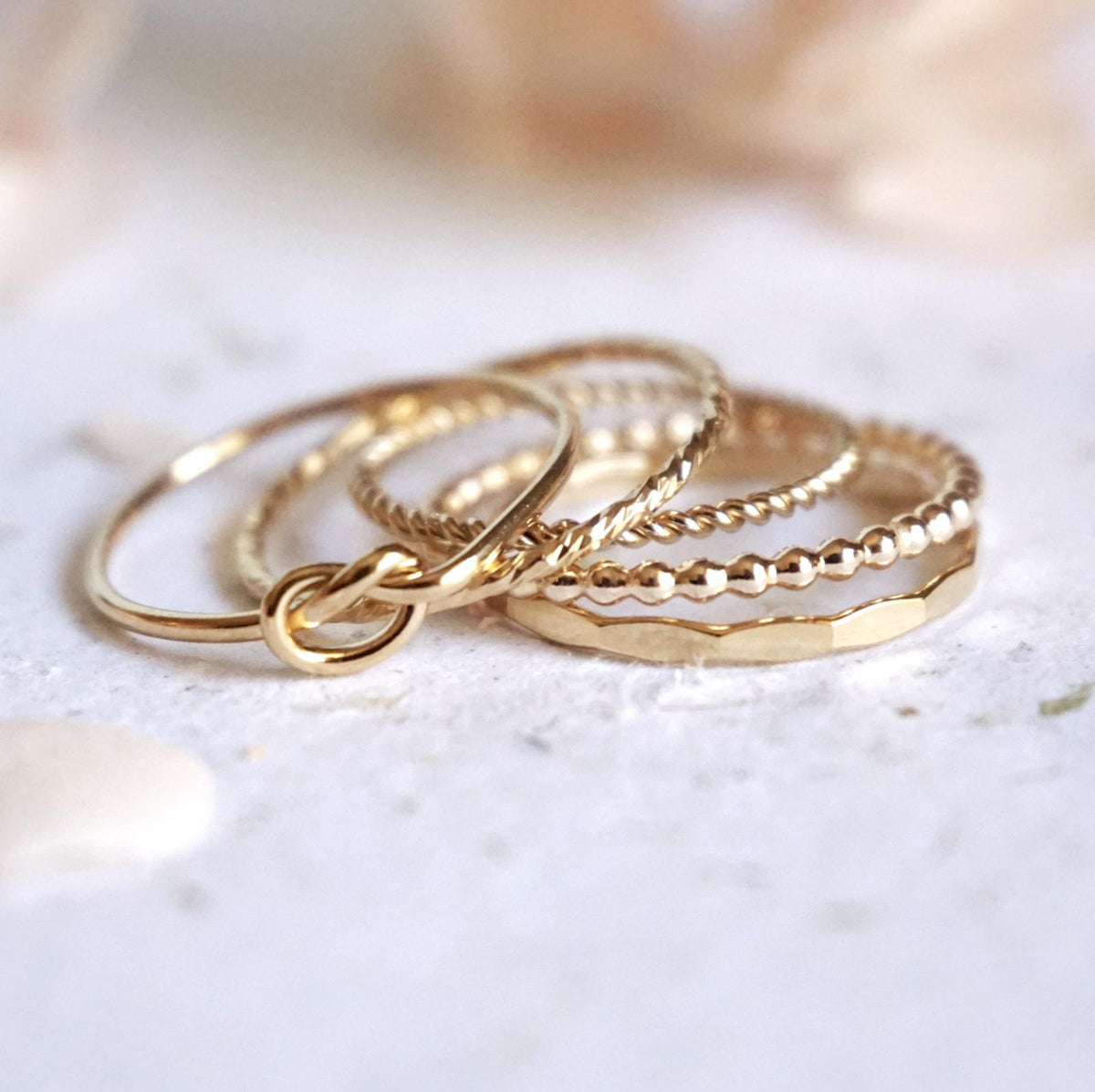 Love Knot Stacking Ring
