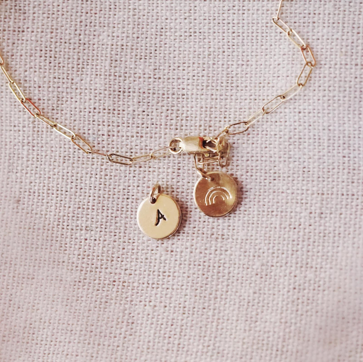 Elise Bracelet with Mini Disc