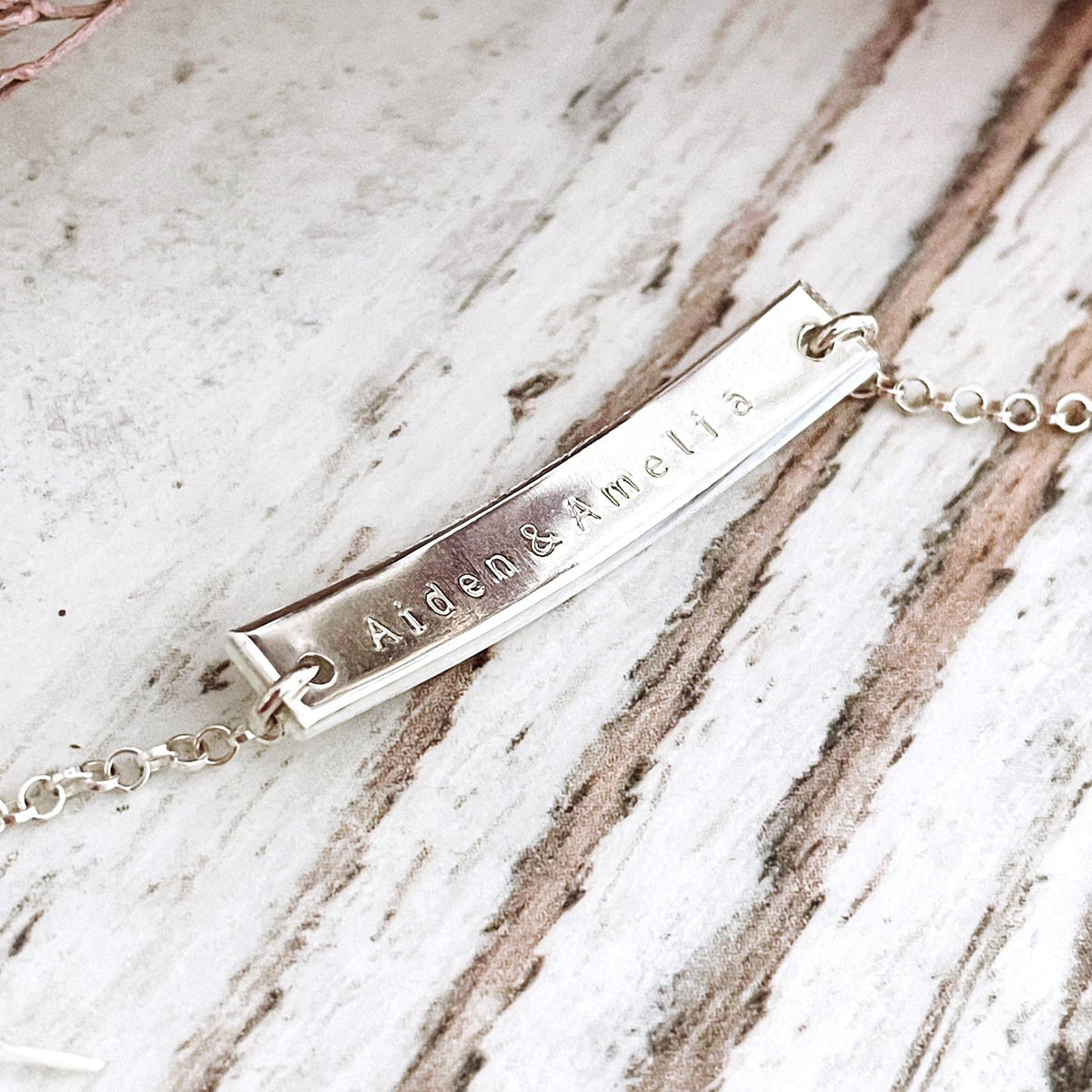 Double Sided Bar Bracelet - Petite Bar