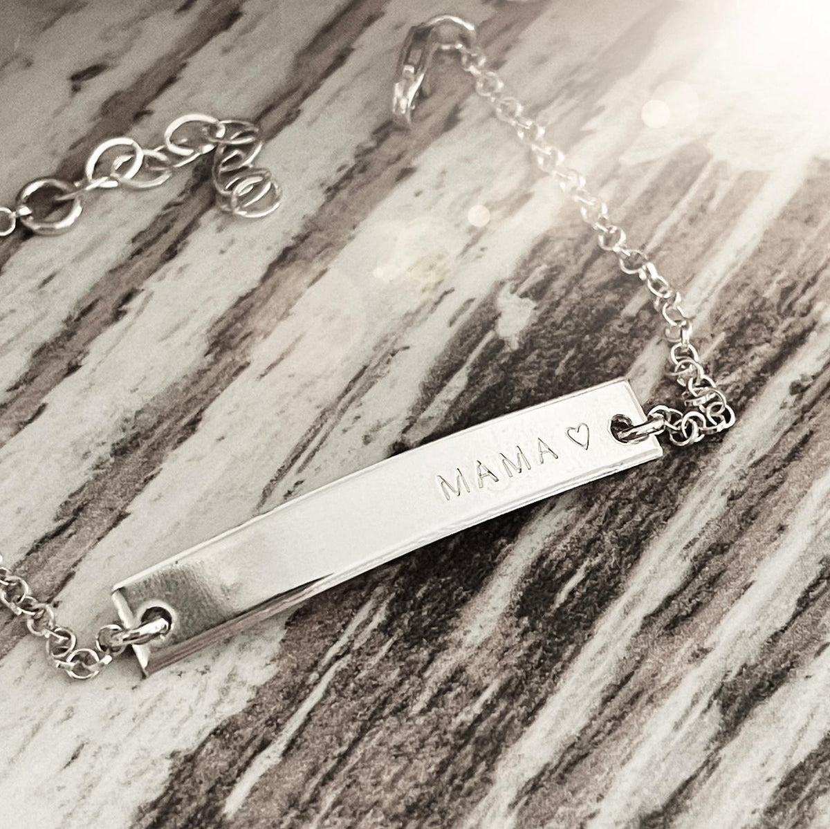 Double Sided Bar Bracelet - Petite Bar