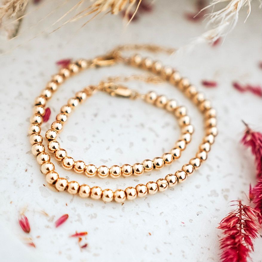 Classic Beaded Bracelets - Matching Mama + Mini