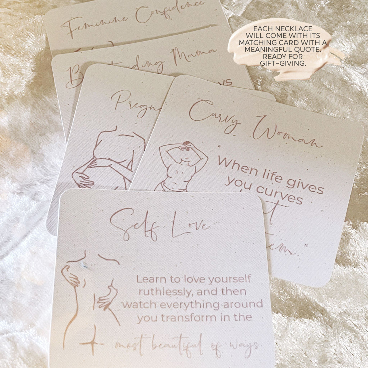 Breastfeeding Mama Necklace - Oval Disc