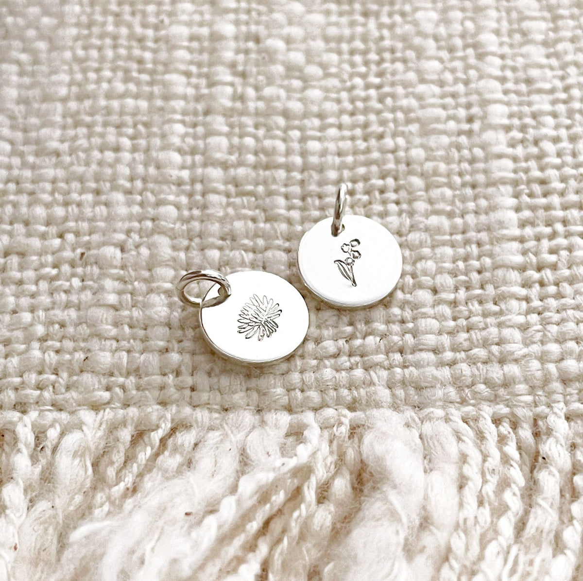 Add a Mini Disc - Birth Flower