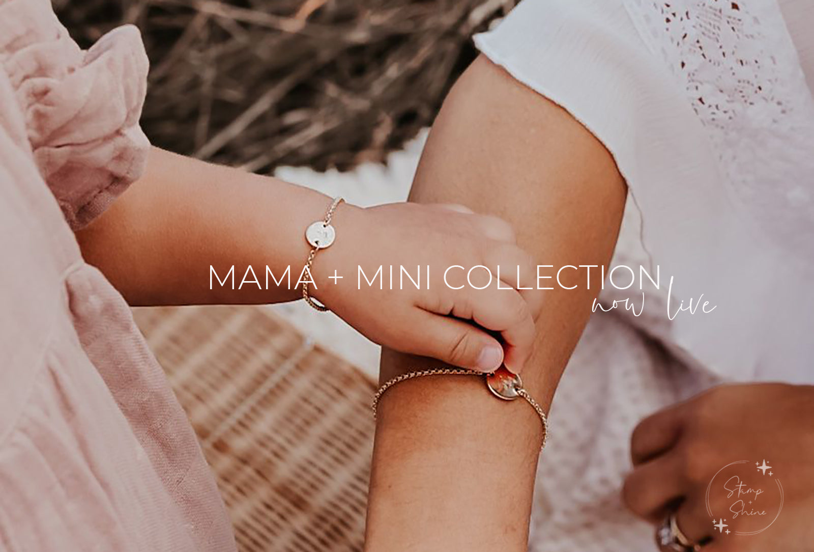 Personalised Hand Stamped Jewellery Mama Mini Collection Stamp and Shine Australia