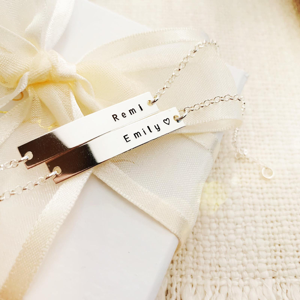 Name Bar Bracelet - Petite Bar - Ekalake Handmade Jewellery