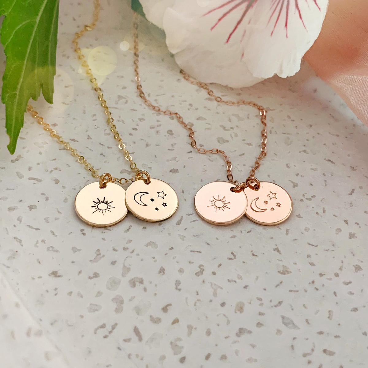 My Sun, Moon &amp; all of my Stars - Midi Discs - Ekalake Handmade Jewellery