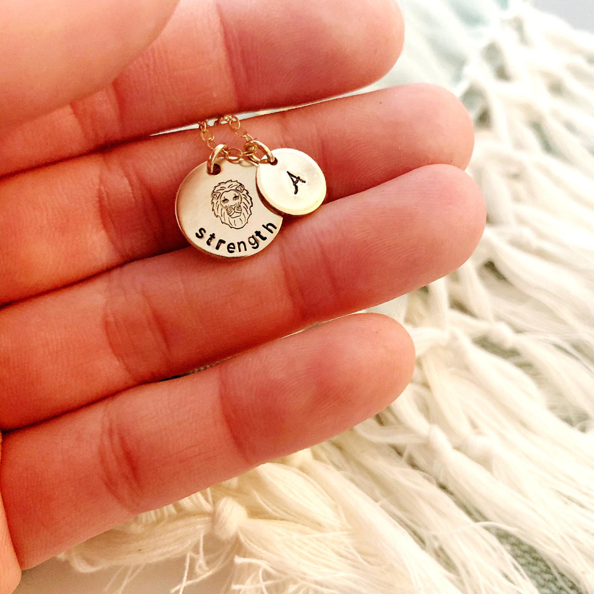 Lion Head Disc Necklace - Midi &amp; Mini Discs