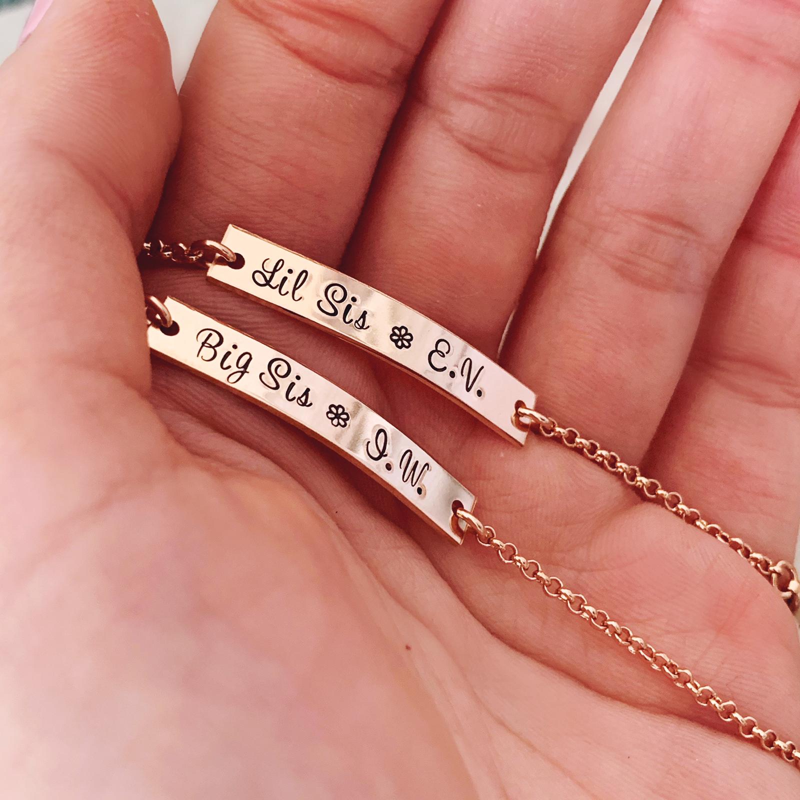 Mother Daughter Sister Necklace | Big Sister Little Necklace | Necklace Mom  Sister - Big - Aliexpress