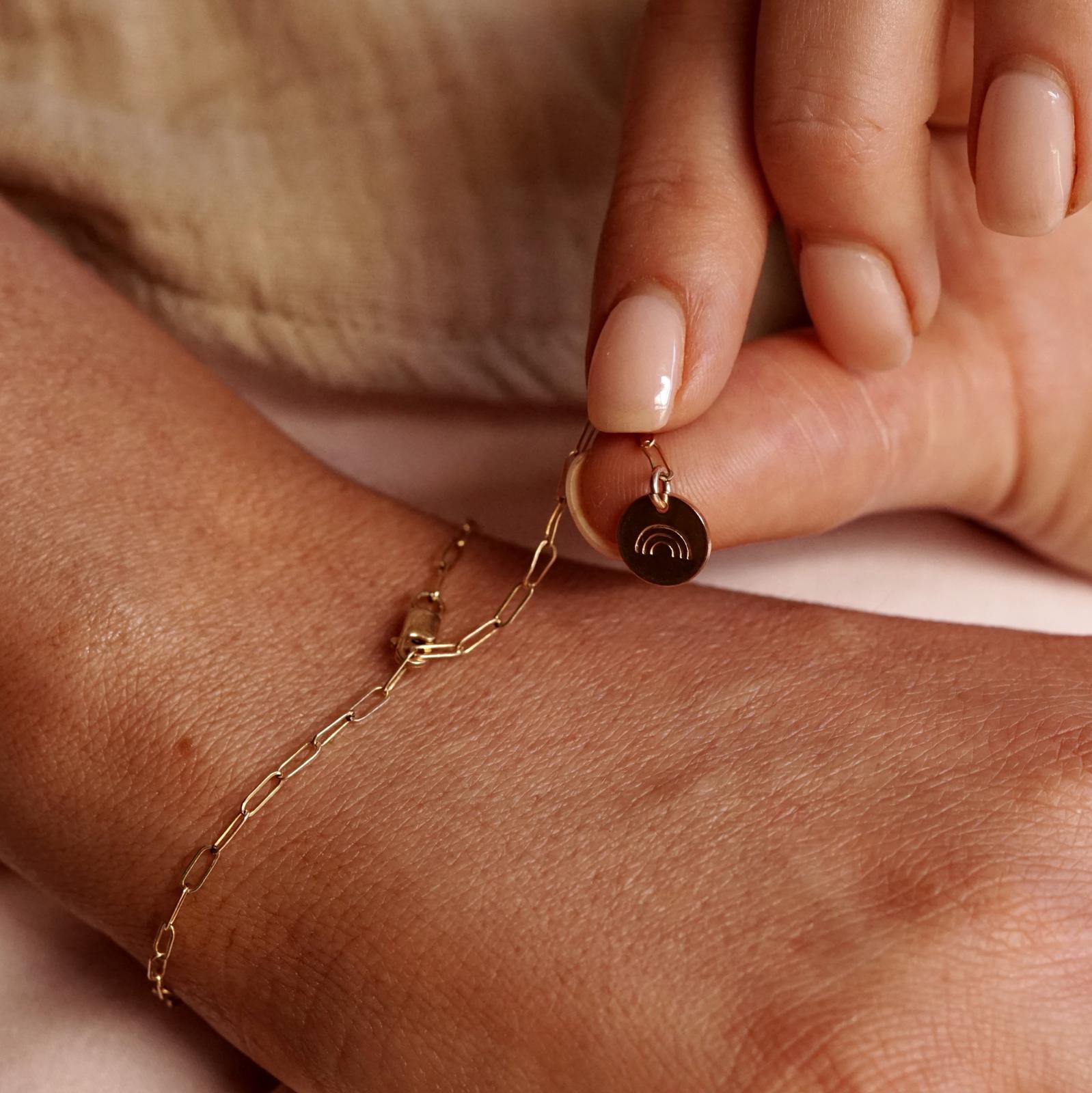 Elise Bracelet with Mini Disc