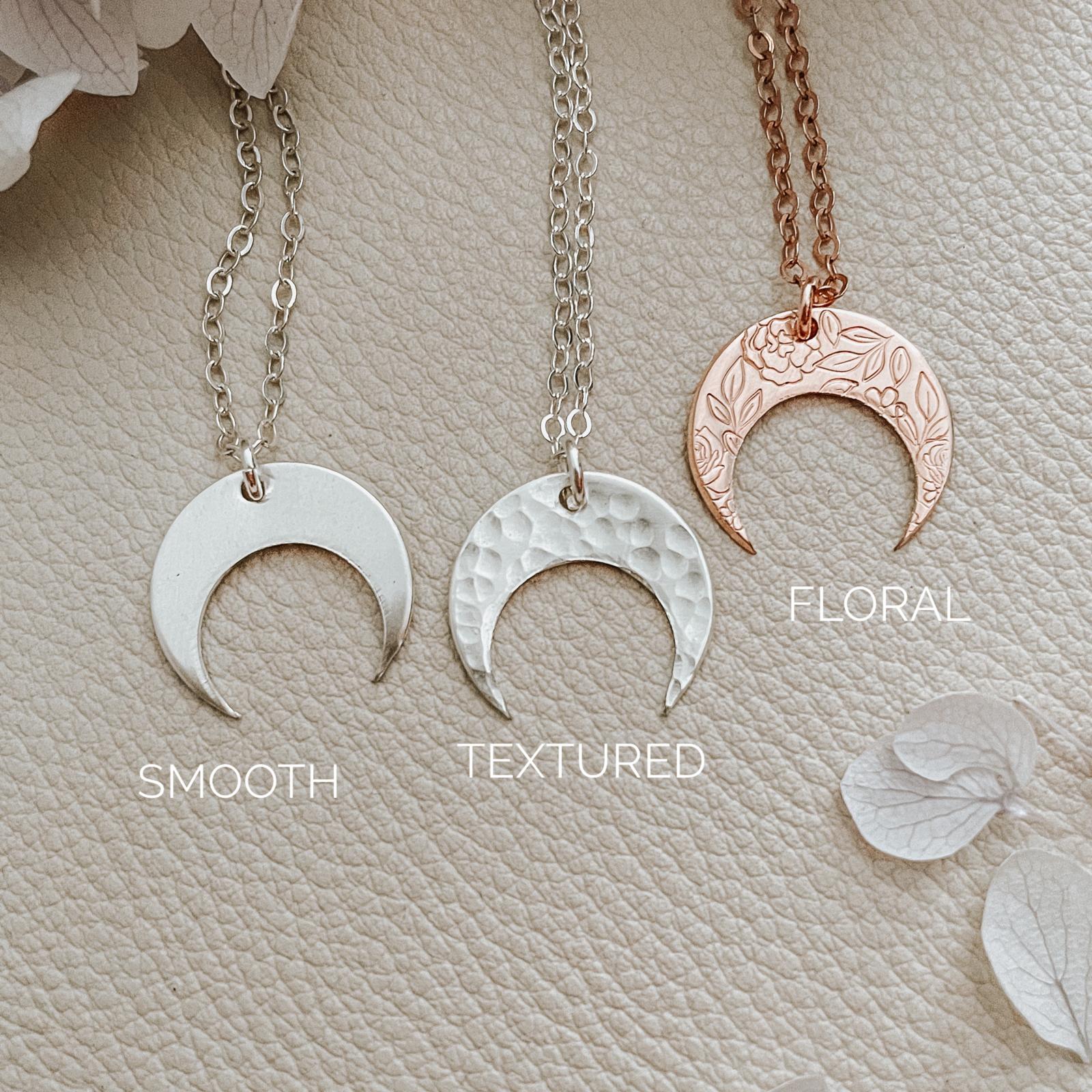 Moonshine - Crescent Pendant Necklace