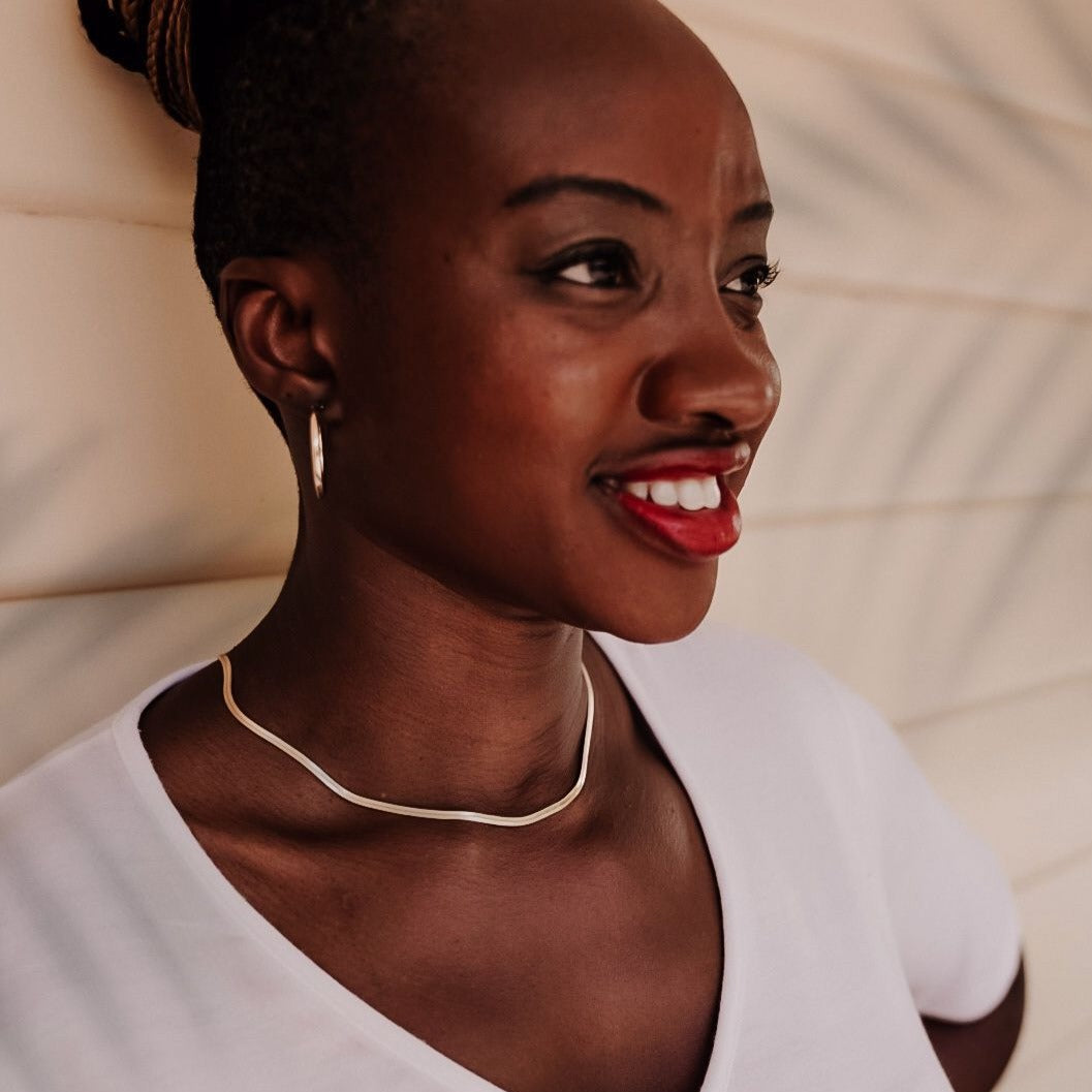 Nova - Herringbone Choker Necklace