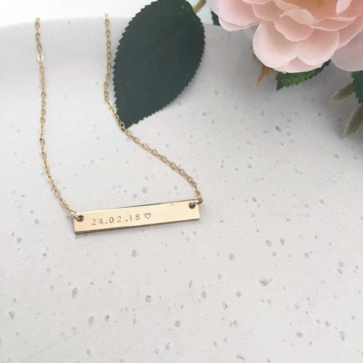 Double Sided Bar Necklace - Petite Bar - Ekalake Handmade Jewellery