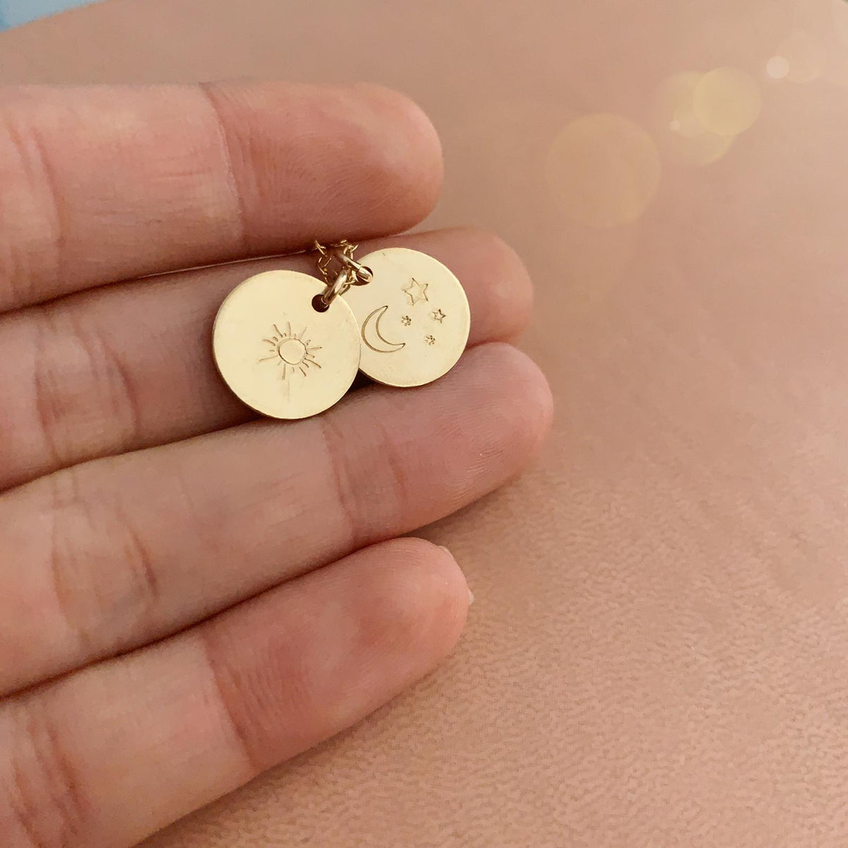 My Sun, Moon &amp; all of my Stars - Midi Discs - Ekalake Handmade Jewellery